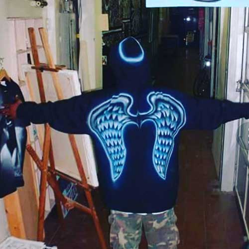 Airbrushed Hoodies
