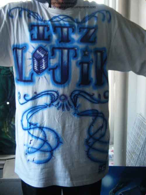 airbrushed t-shirts