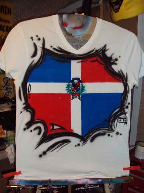 airbrushed t-shirts