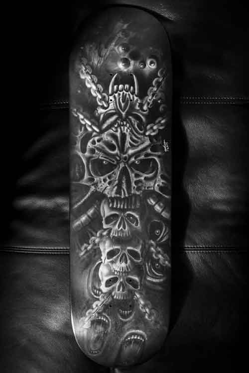 Airbrushed Skateboards 